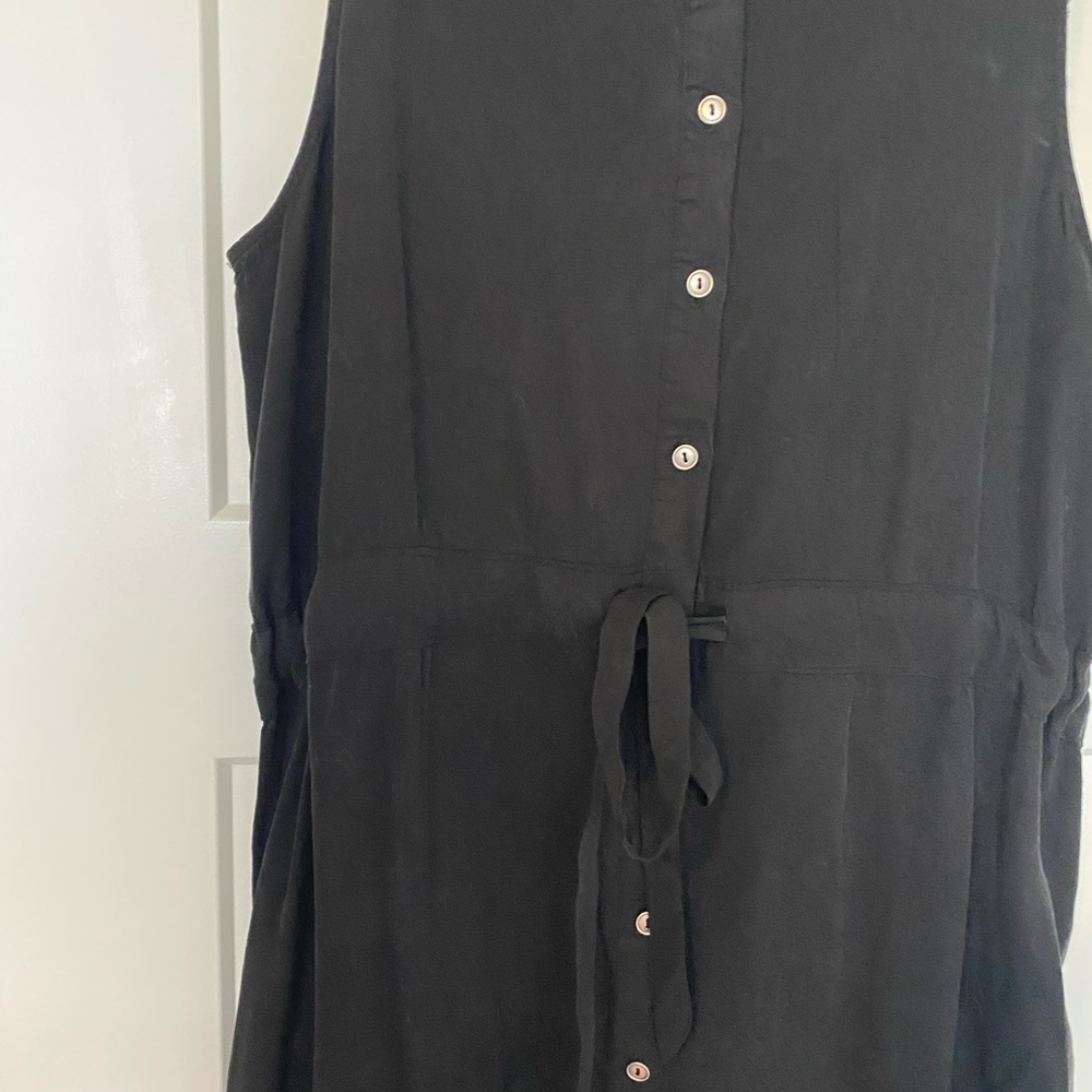 Black button up dress - Picture 3 of 5